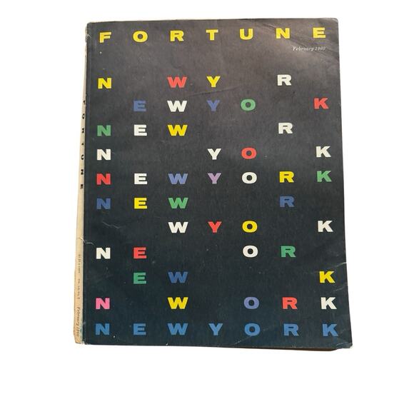 VTG Fortune Magazine Lot of 3 Issues 1950 & 1960 Business Advertising READ - Picture 3 of 16